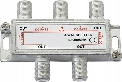 4-полосный спутниковый разветвитель