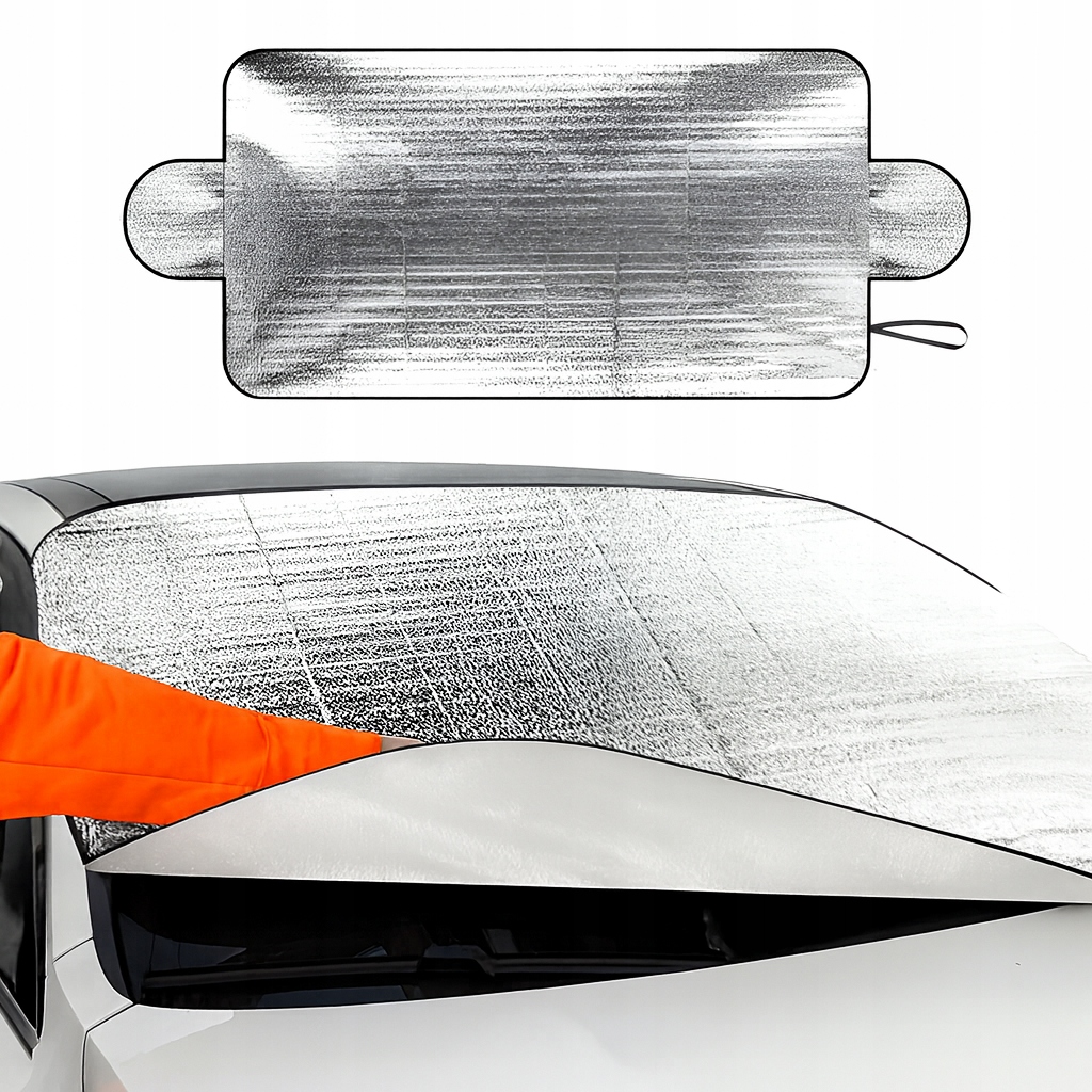 Osłona na przednią szybę mata do samochodu antyszronowa przeciwszronowa