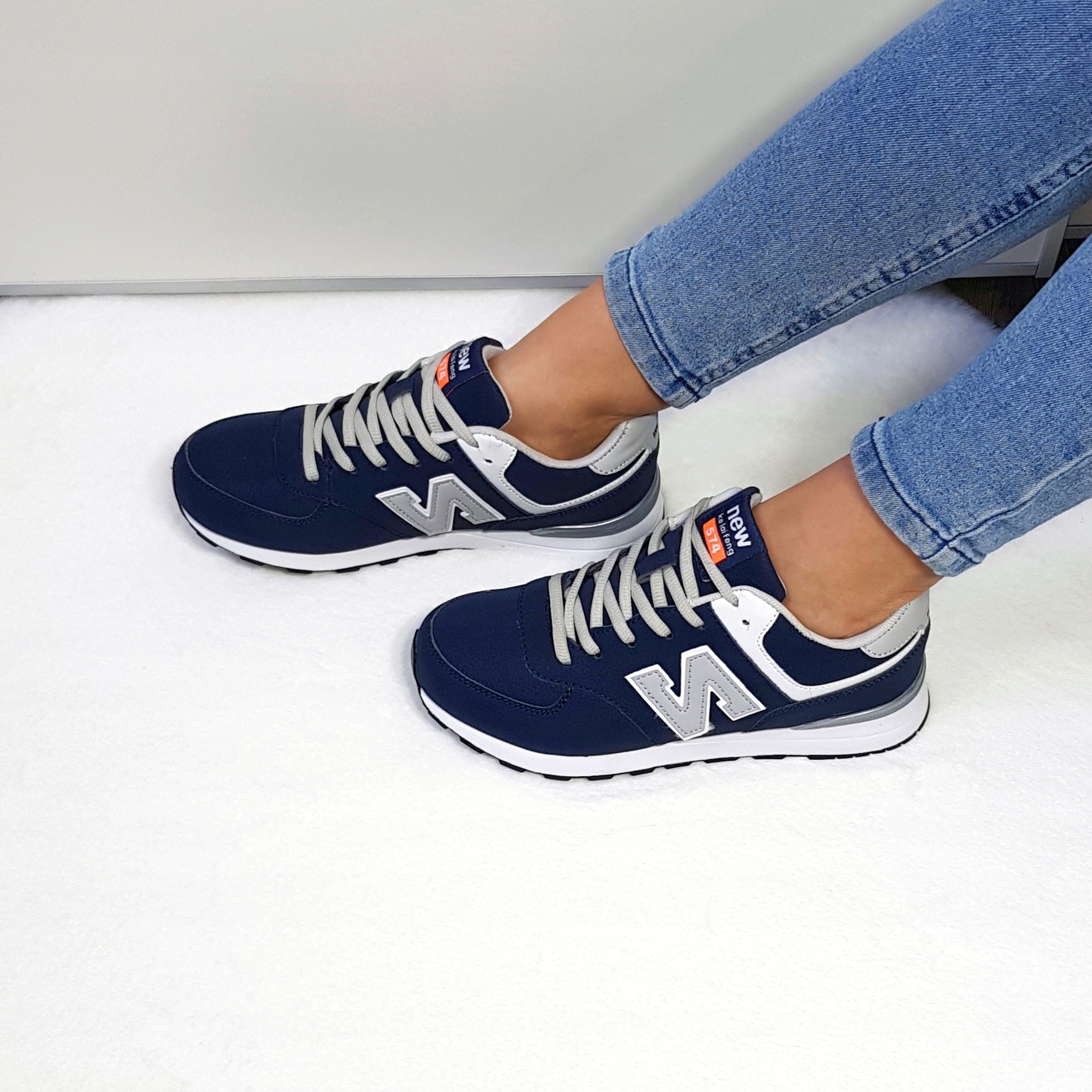 Buty Damskie Adidasy Sneakersy Sportowe Szare r.36 Kod producenta KLF8829-1A BLUE GRAY 36