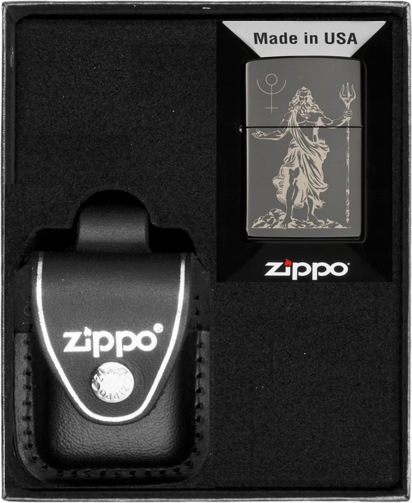 Sada Zippo Zapalovač God Pluto Dárkový No3