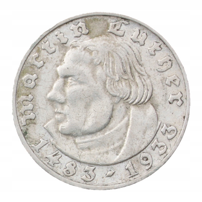 [M29277] Niemcy 2 marki Luther 1933 G