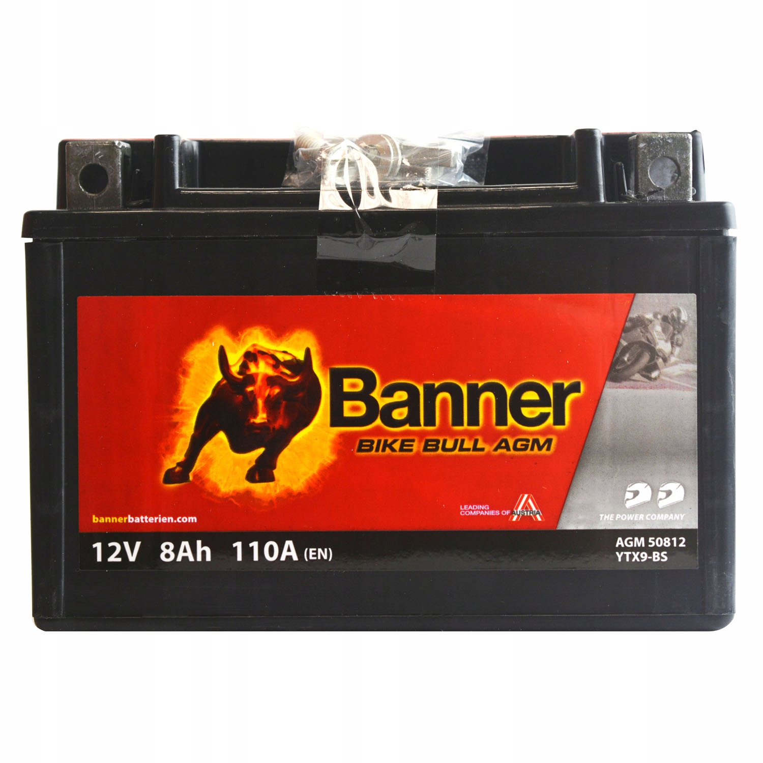 Banner Agm YTX9-BS 50812 12V 8AH 110A