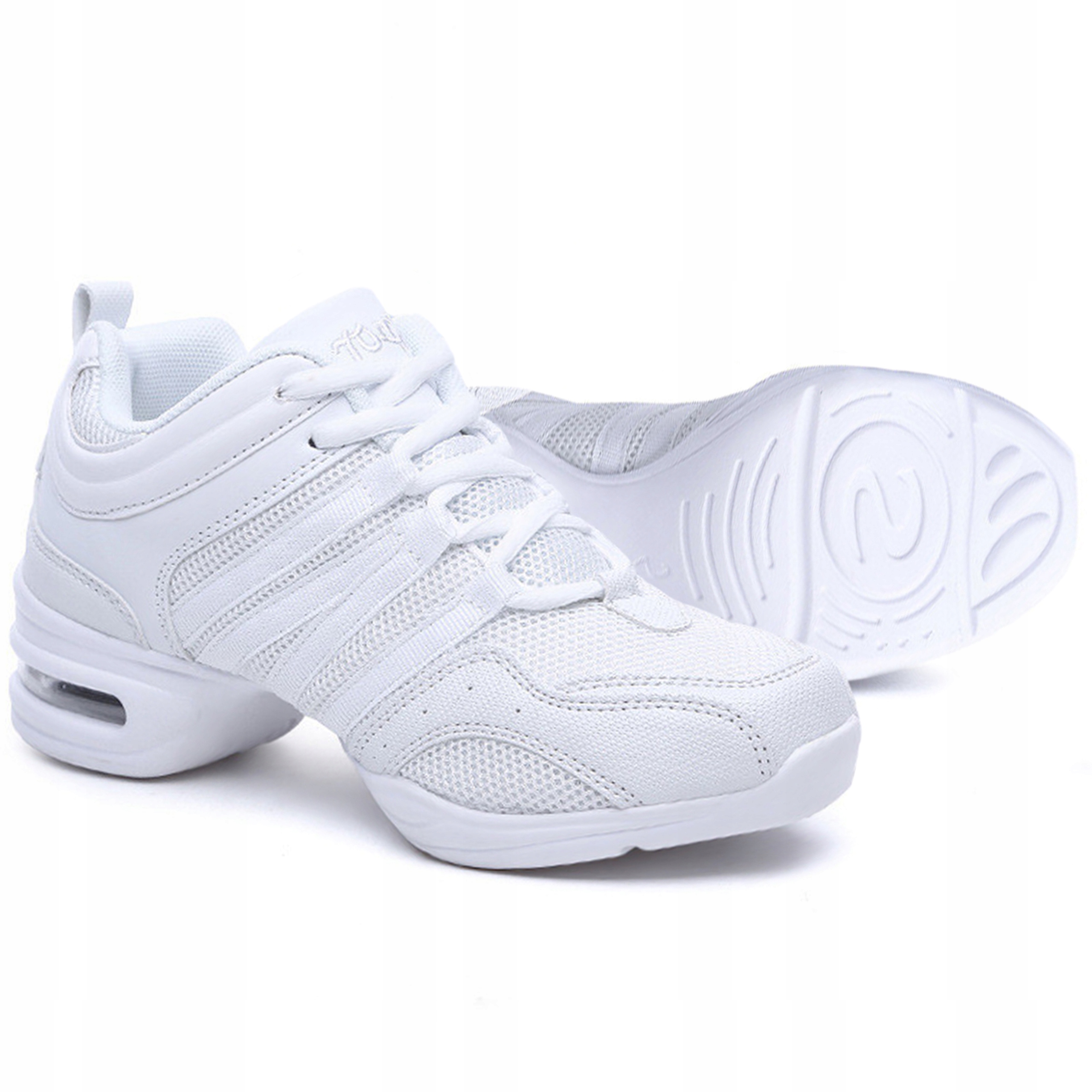 BUTY NA TANIEC NOWOCZESNY TRENINGOWE SPORTOWE BIAŁE 40 Typ inny