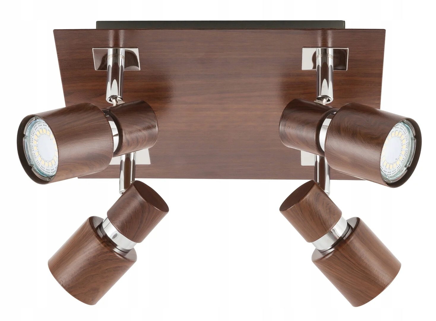 Stropné reflektory wenge GU10 4x50W Merkur 6008 Rabalux