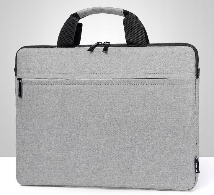 TORBA NA LAPTOP SZARA 15,6 Teczka na Ramię do Ręki Biznesowa Damska Męska Wielkość matrycy 15.6