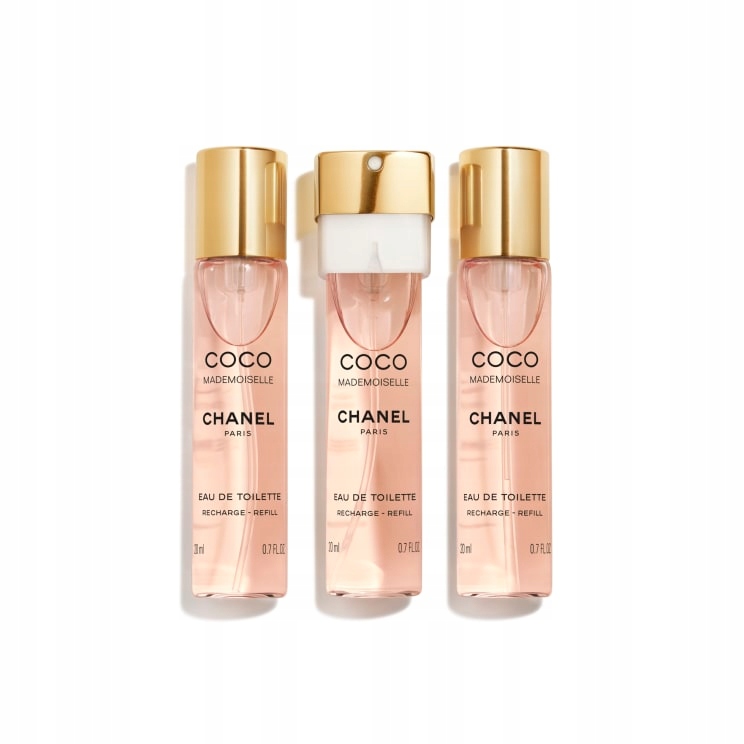 Chanel Coco Mademoiselle toaletní voda sprej 20 ml s vyměnitelnou náplní