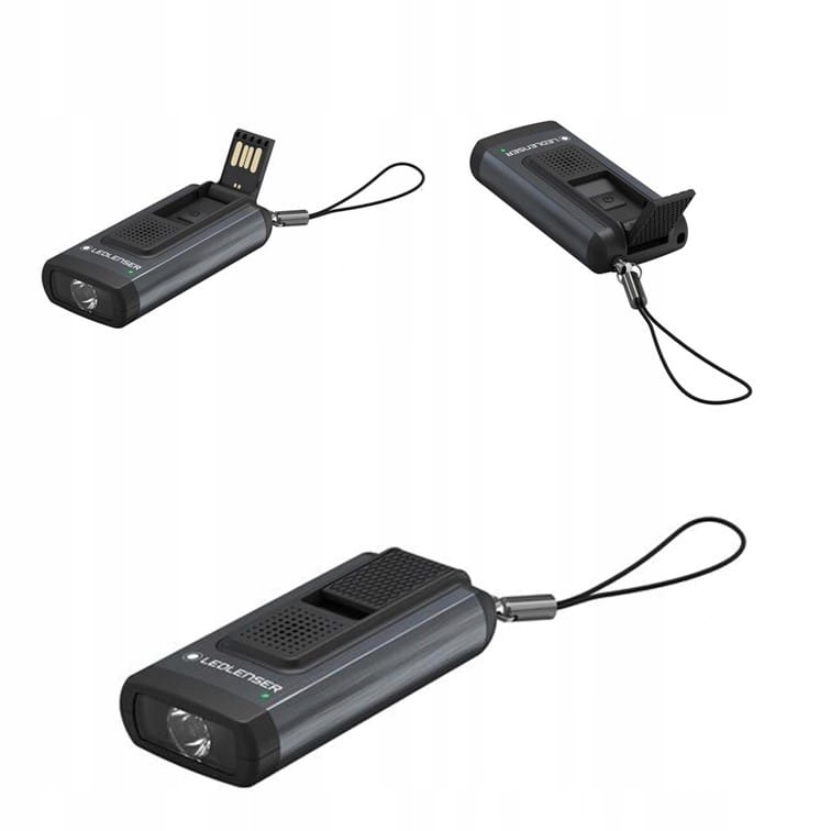 Ledlenser K6R Safety šedá svítilna s alarmem