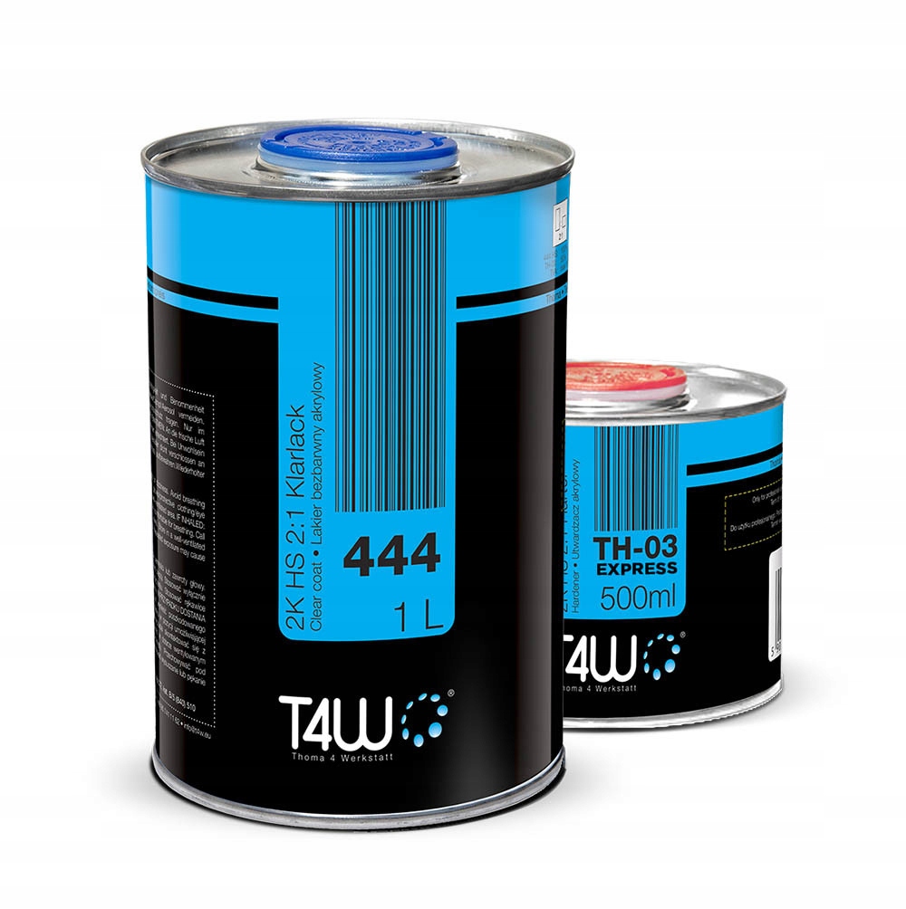 

T4W 444 Lakier bezbarwny 2K Hs 2:1 Express 1.5L