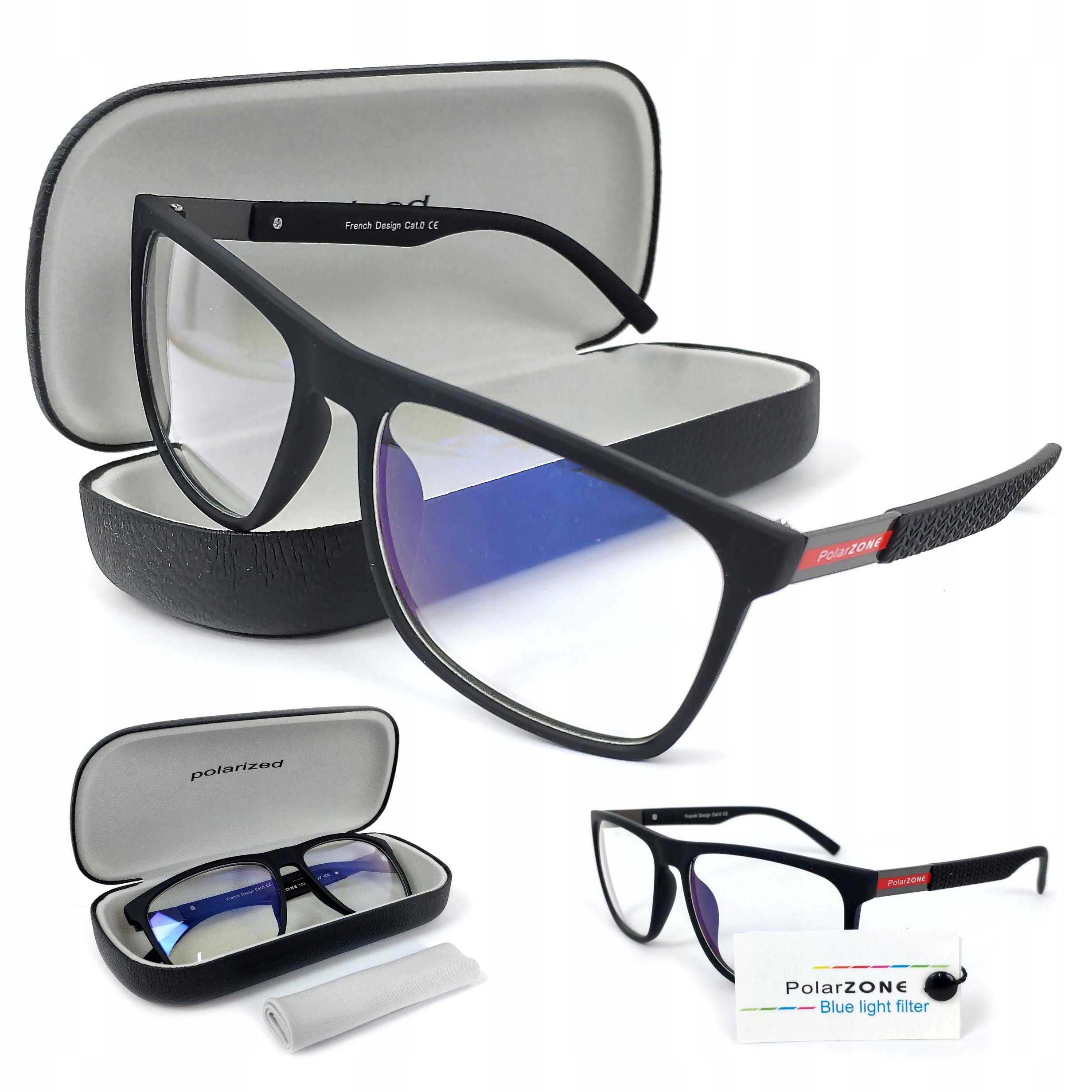 

Okulary zerówki Męskie filtr Blue Light komputera