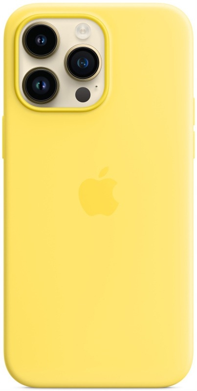 Silikonové pouzdro na iPhone 14 Pro Max Kanárkové Silicone Case Canary Yellow