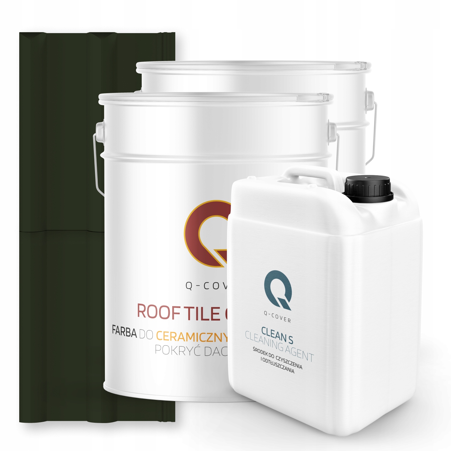 Farba Na Keramické Strechy Sada Fľašová Zelená Ral 6007 74 m2 Polomatná