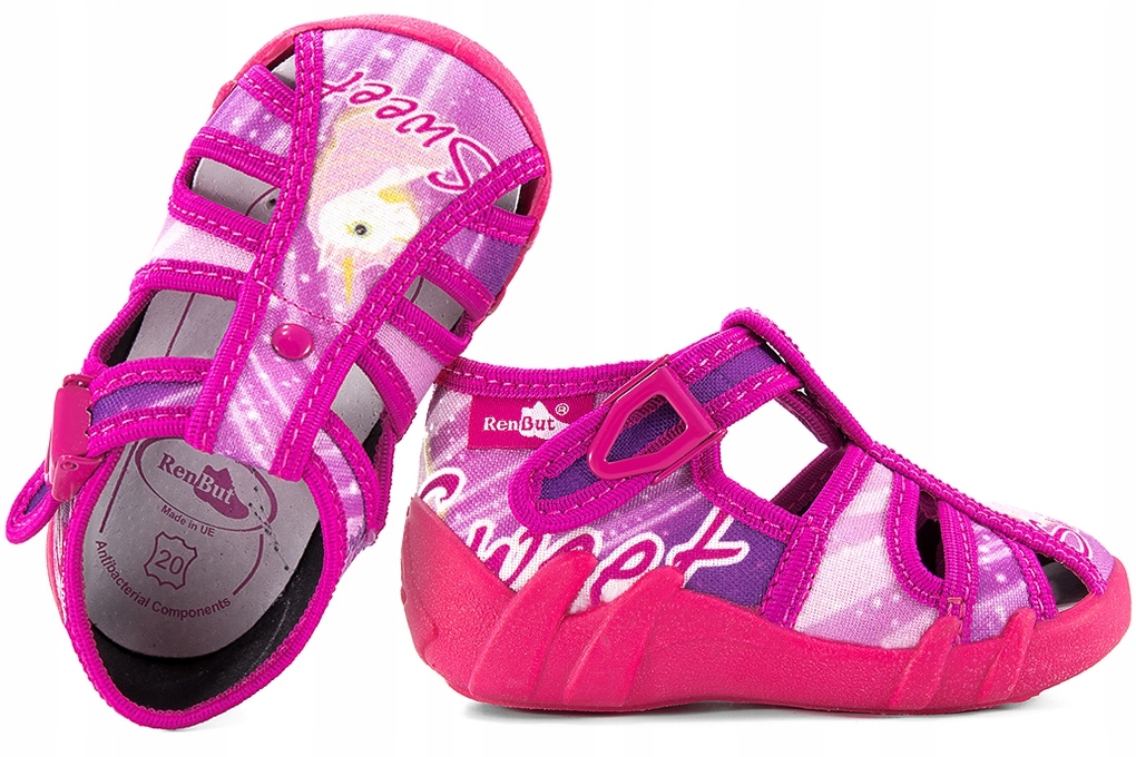 

Renbut 13-106 Domowe Kapcie Sandałki Tekstylne 25