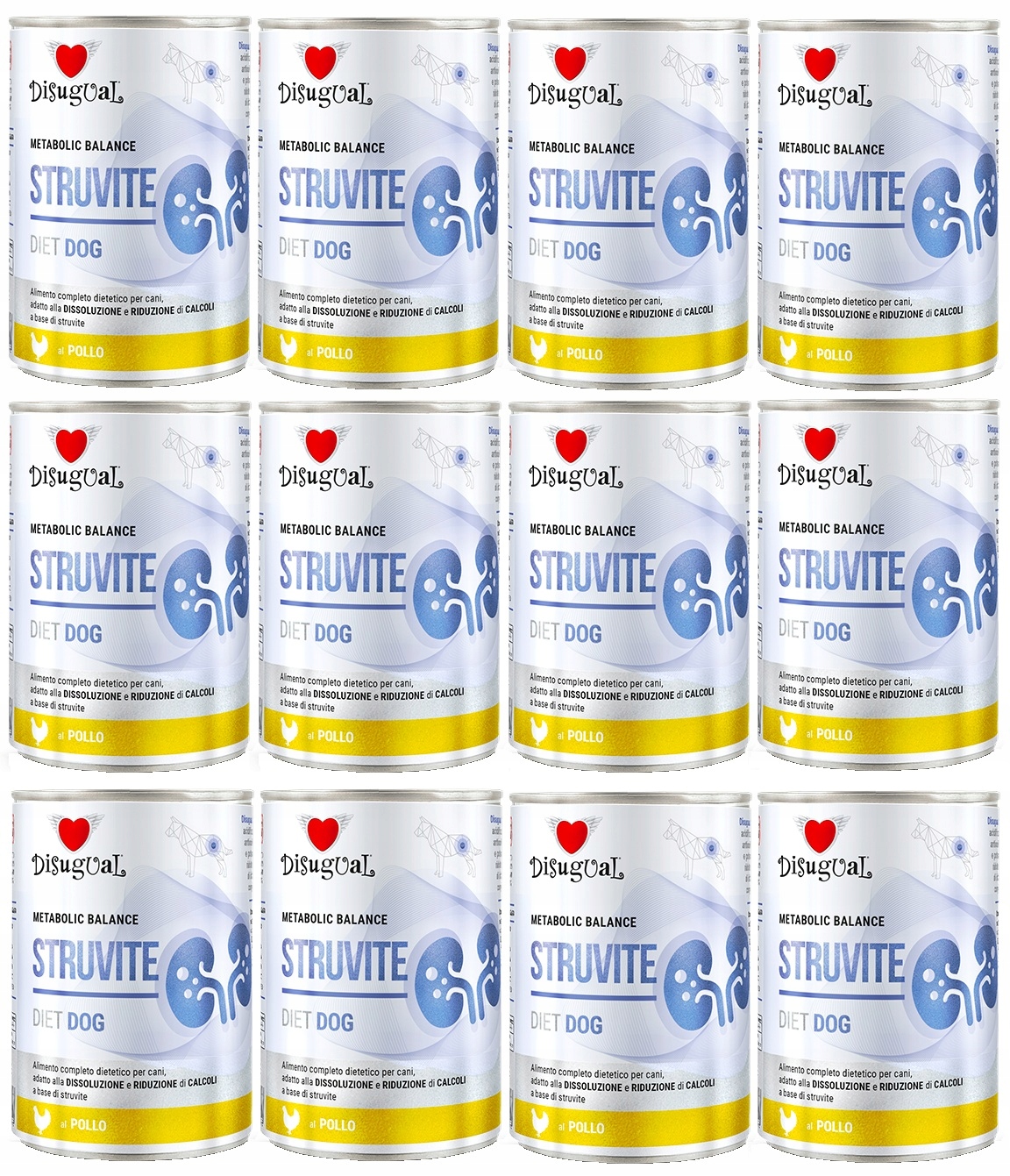 Disugual pro psa Mokrá dieta Urinary Struvite Kuře 12 x 400 g močové cesty