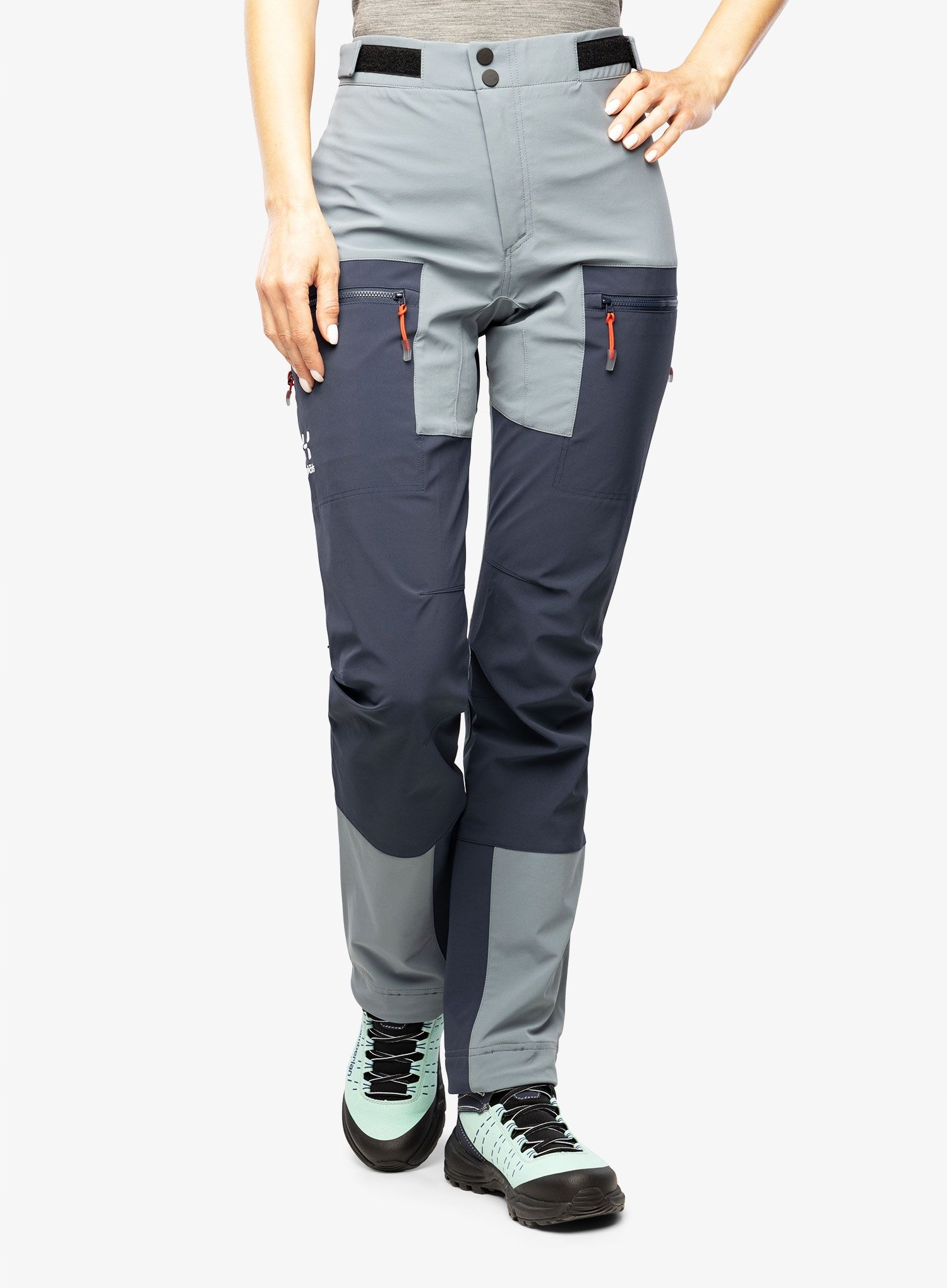 Dámské softshellové kalhoty Haglofs Roc Sight Softshell Pant modrá 38 (M)