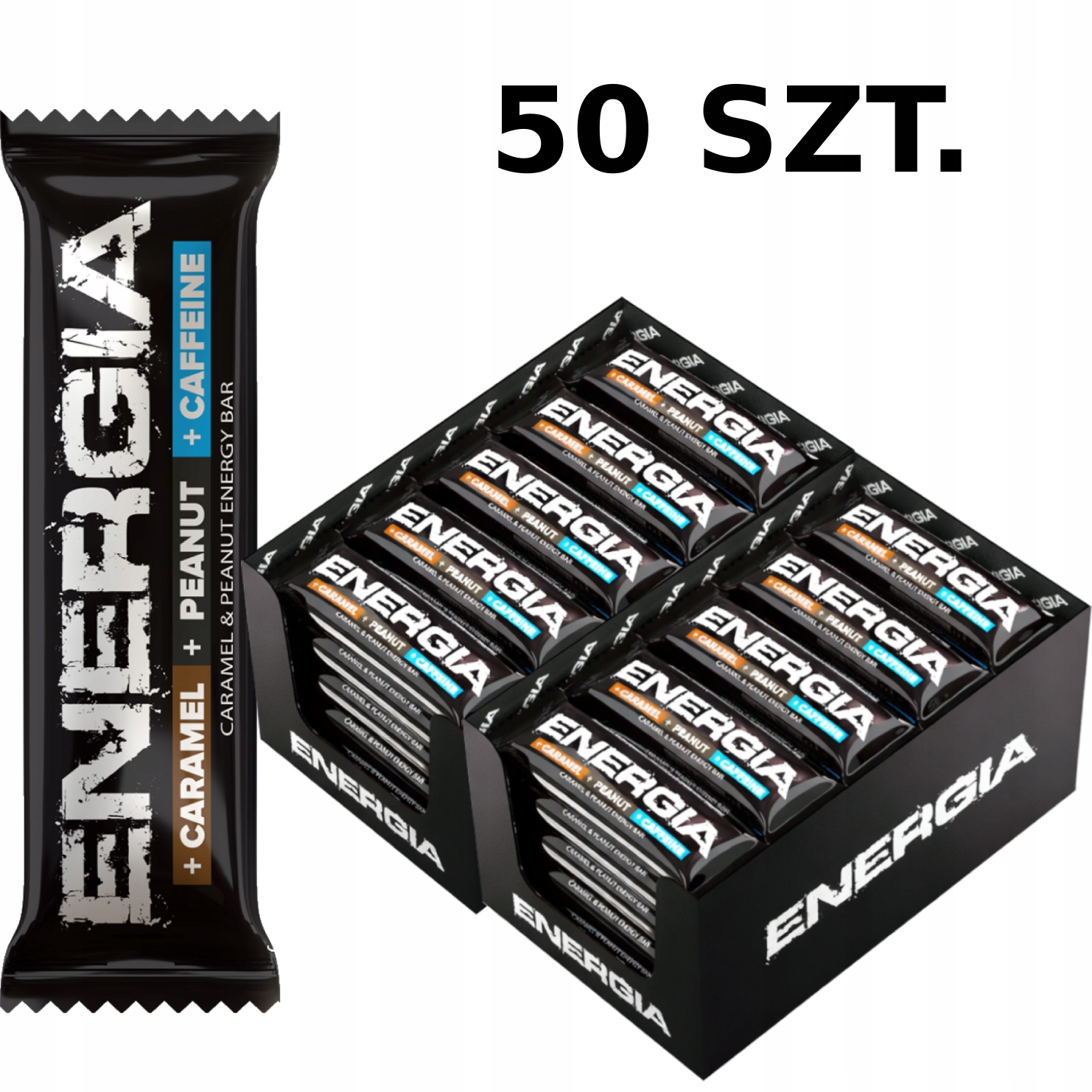 Baton czekoladowo orzechowy Energia Fit Na Trening 50g