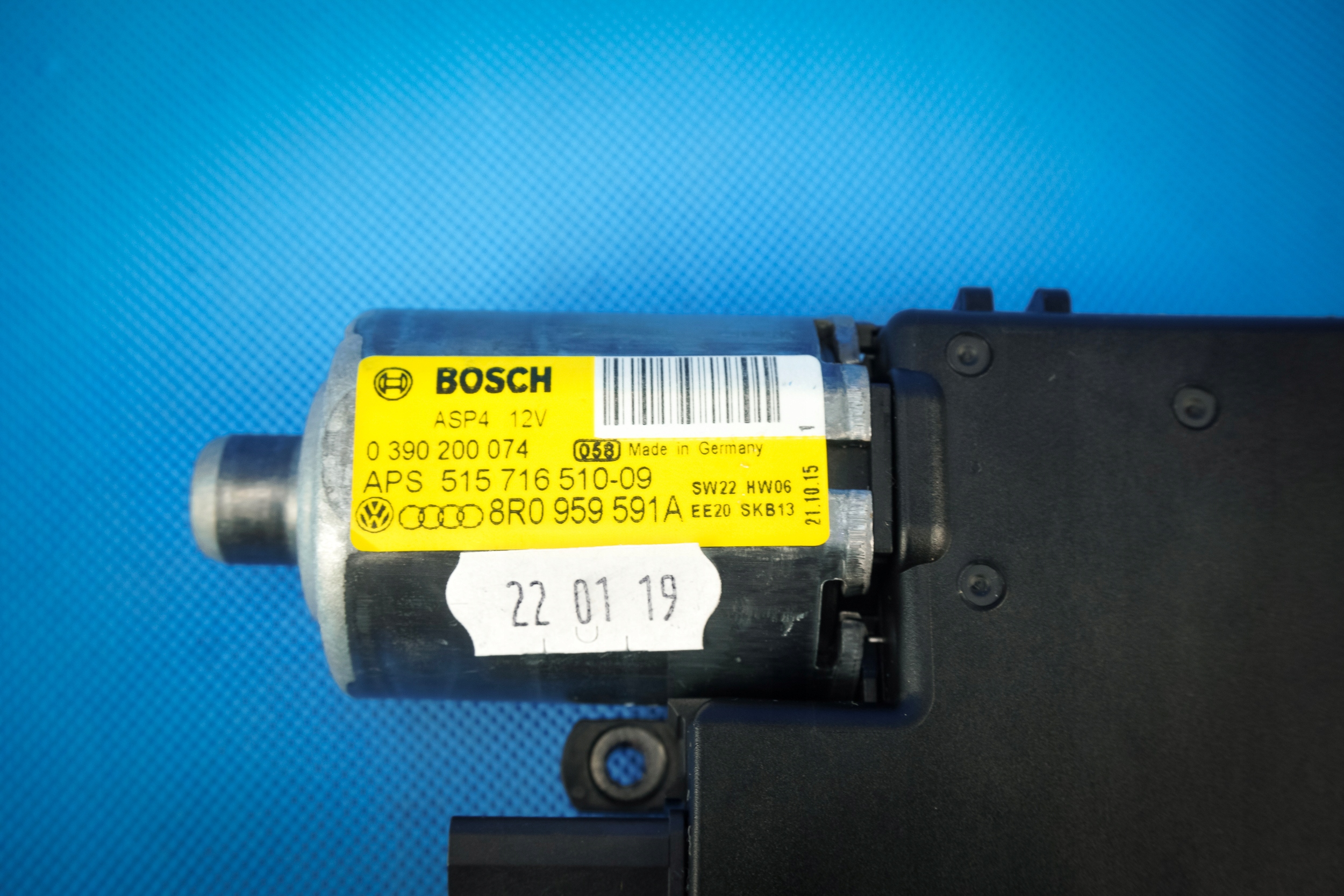 Silnik szyberdachu Audi A5 8T Coupe 8R0959591A Catalog number for substitute 8T8959591