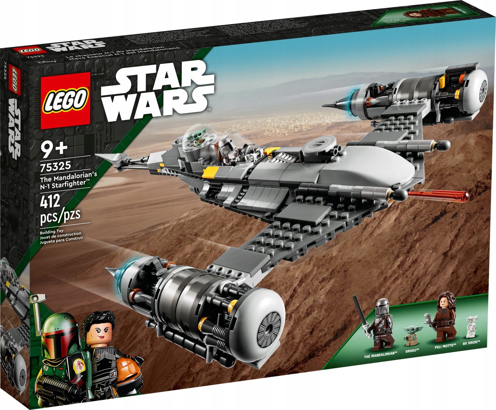 

Lego Star Wars 75325 Myśliwiec N-1 Mandalorianina