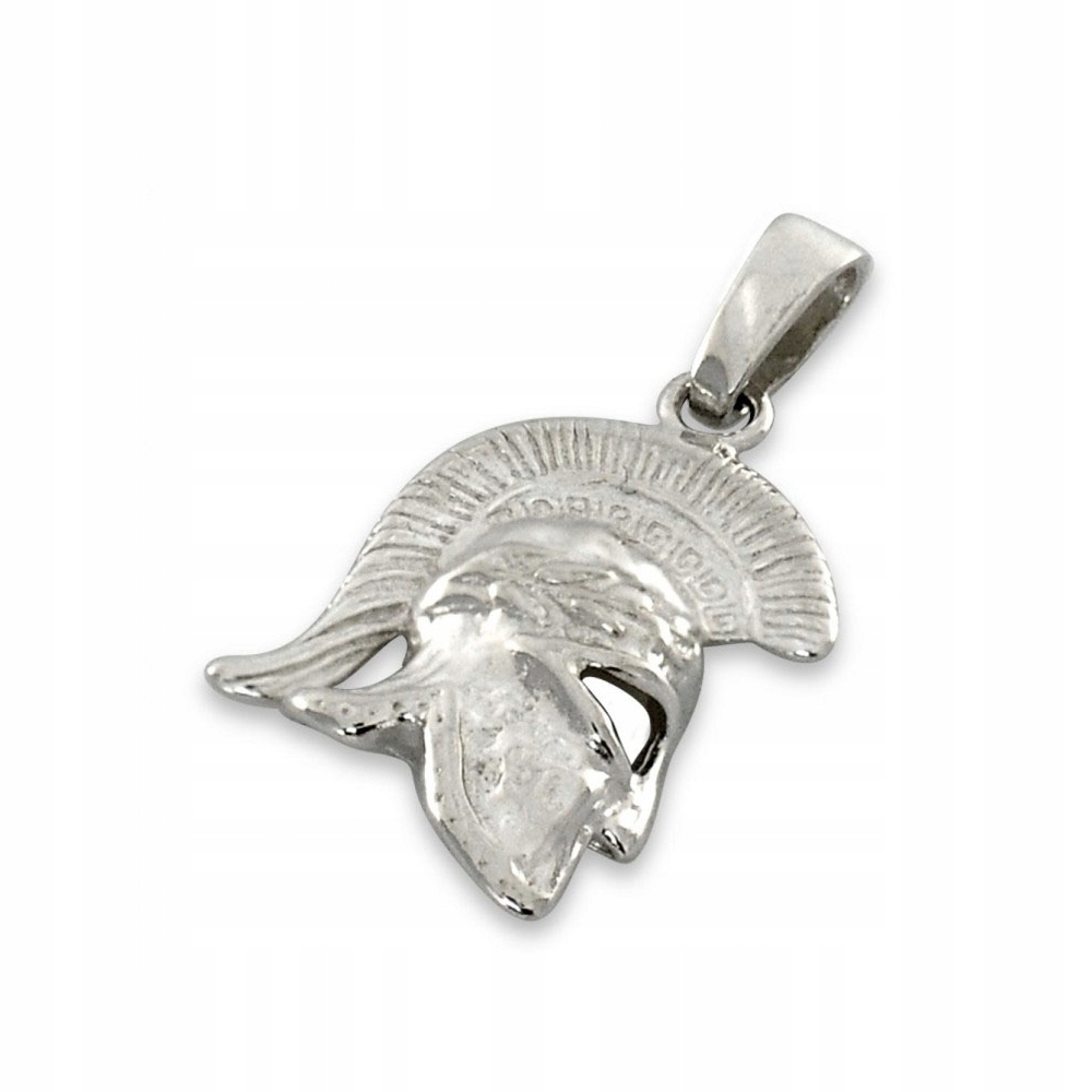 WISIOREK HEŁM SPARTAŃSKI SREBRO 925 RYCERZ Materiał srebro