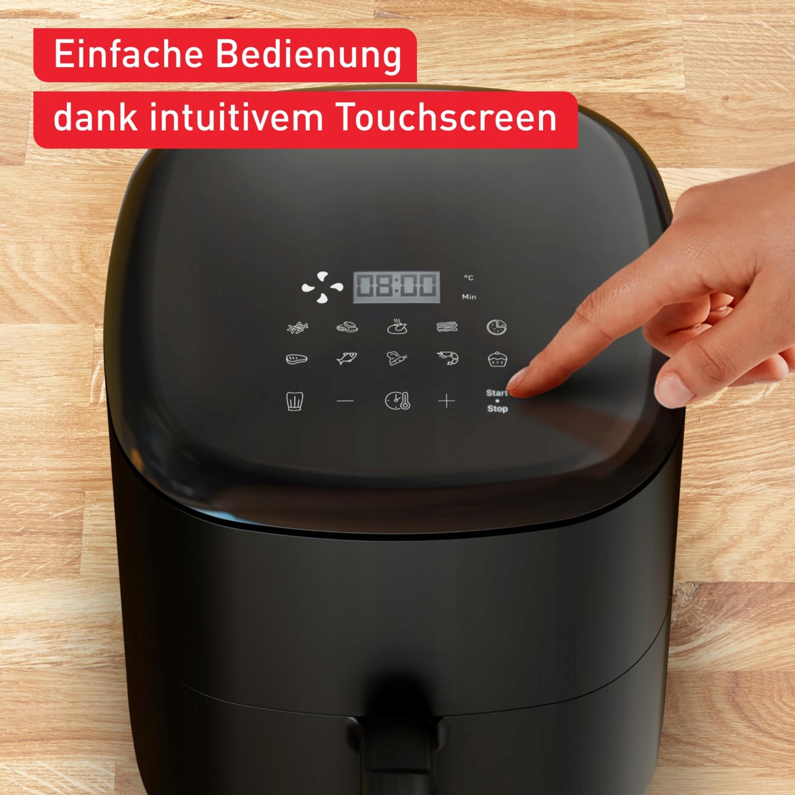 TEFAL Easy Fry Max 5L Frytkownica Beztłuszczowa 10 Programów Cyfrowy Ekran — miniatura 5