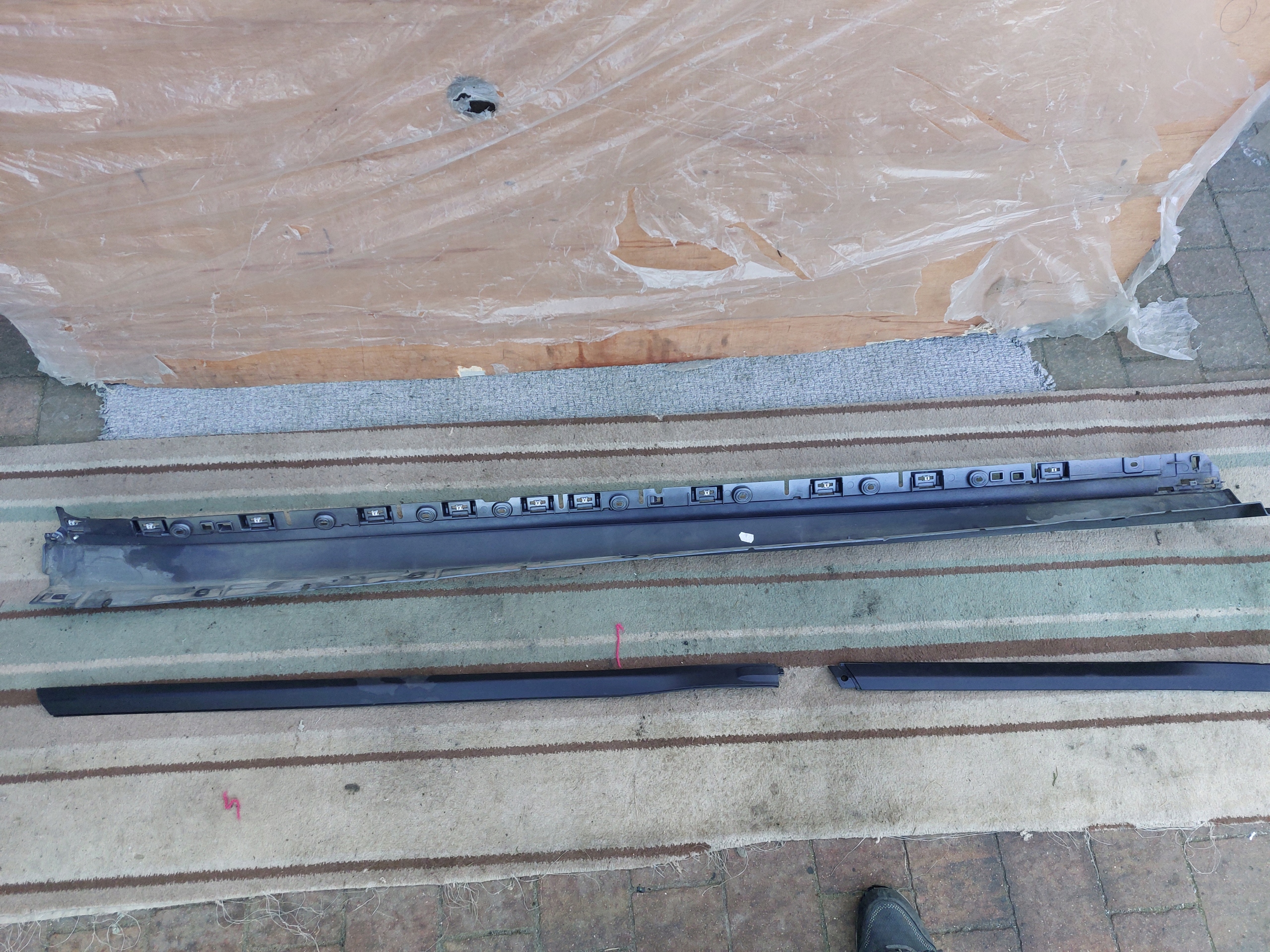 moulding threshold left PORSCHE CAYENNE III 22r M7Q