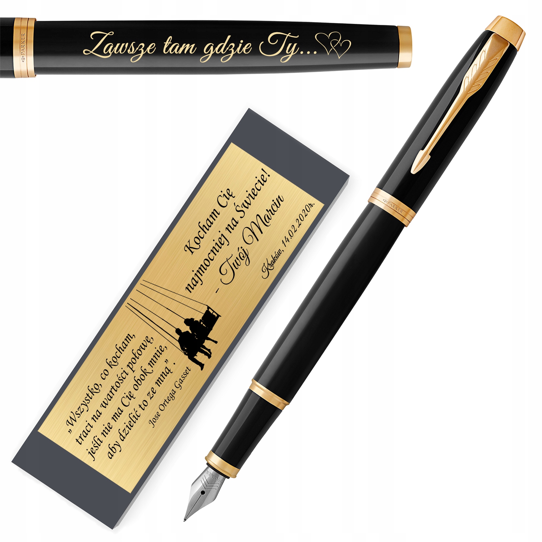 

Pióro Wieczne Parker IM Gt z Grawerem Tabliczka