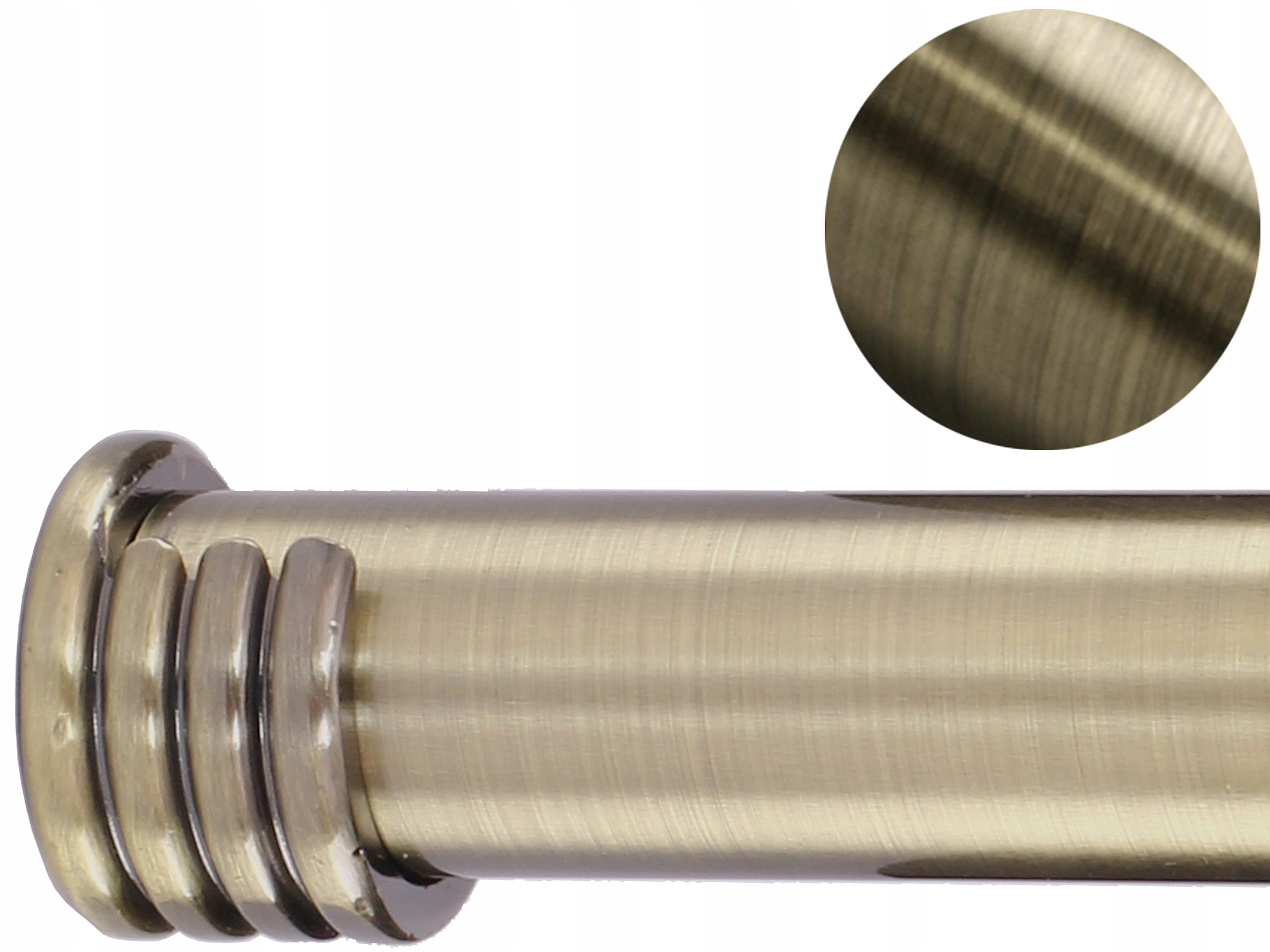 

25 mm Wspornik Boczny Ścienny do karnisza Złoty