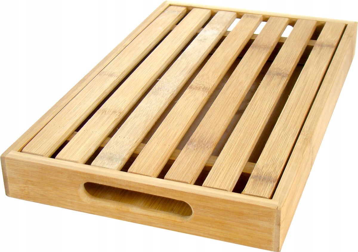 

Deska Do Krojenia Pieczywa chleba Bambus +taca 2w1