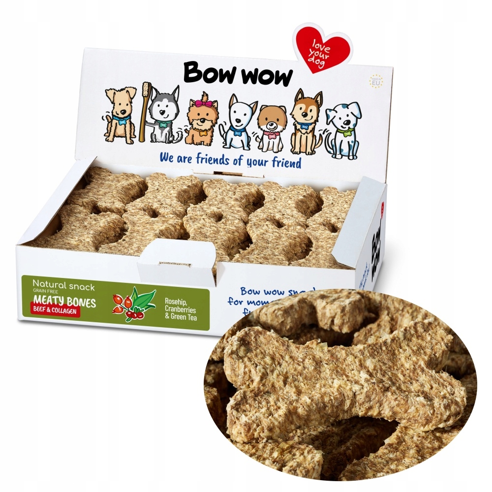 Levně Kost natural hovězí s kolagenem a brusinkami Gf (30 ks)