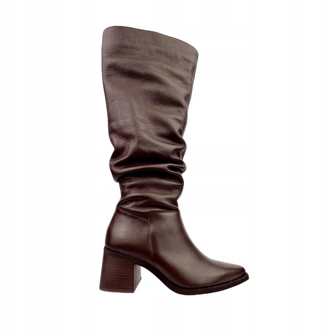 Dámské kozačky Higo 2929 CZEK452 hnědé 39, Bronz