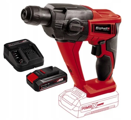 Einhell Akumulátorové Příklepové Kladivo Te-hd 18 Li Set 2,5AH