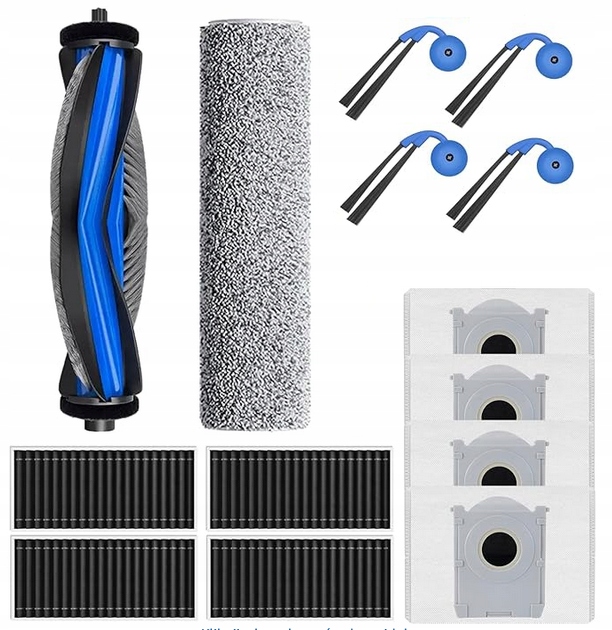 Zestaw Szczotki Filtry Mopy Worki Do Ecovacs Deebot X9 Pro Omni T80S X11
