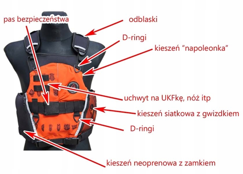 Kamizelka Aquarius Traper Guide XXL do 120 kg EAN (GTIN) 5904083361254