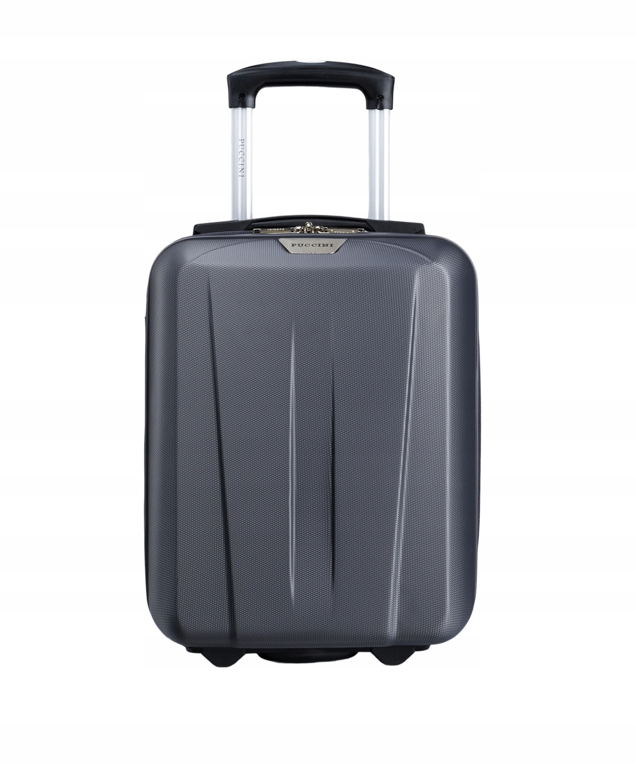 Walizka Puccini Kabinowa Mała twarda ABS03D8 Szary Ryanair Wizzair