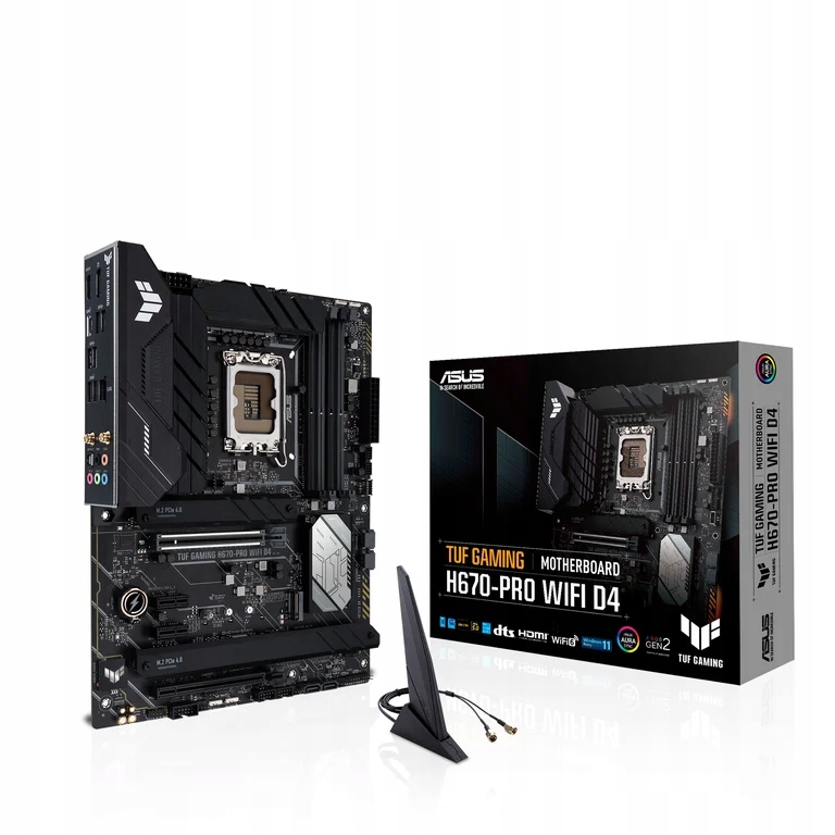 ASUS TUF GAMING H670-PRO WIFI D4 Intel H670 LGA 17