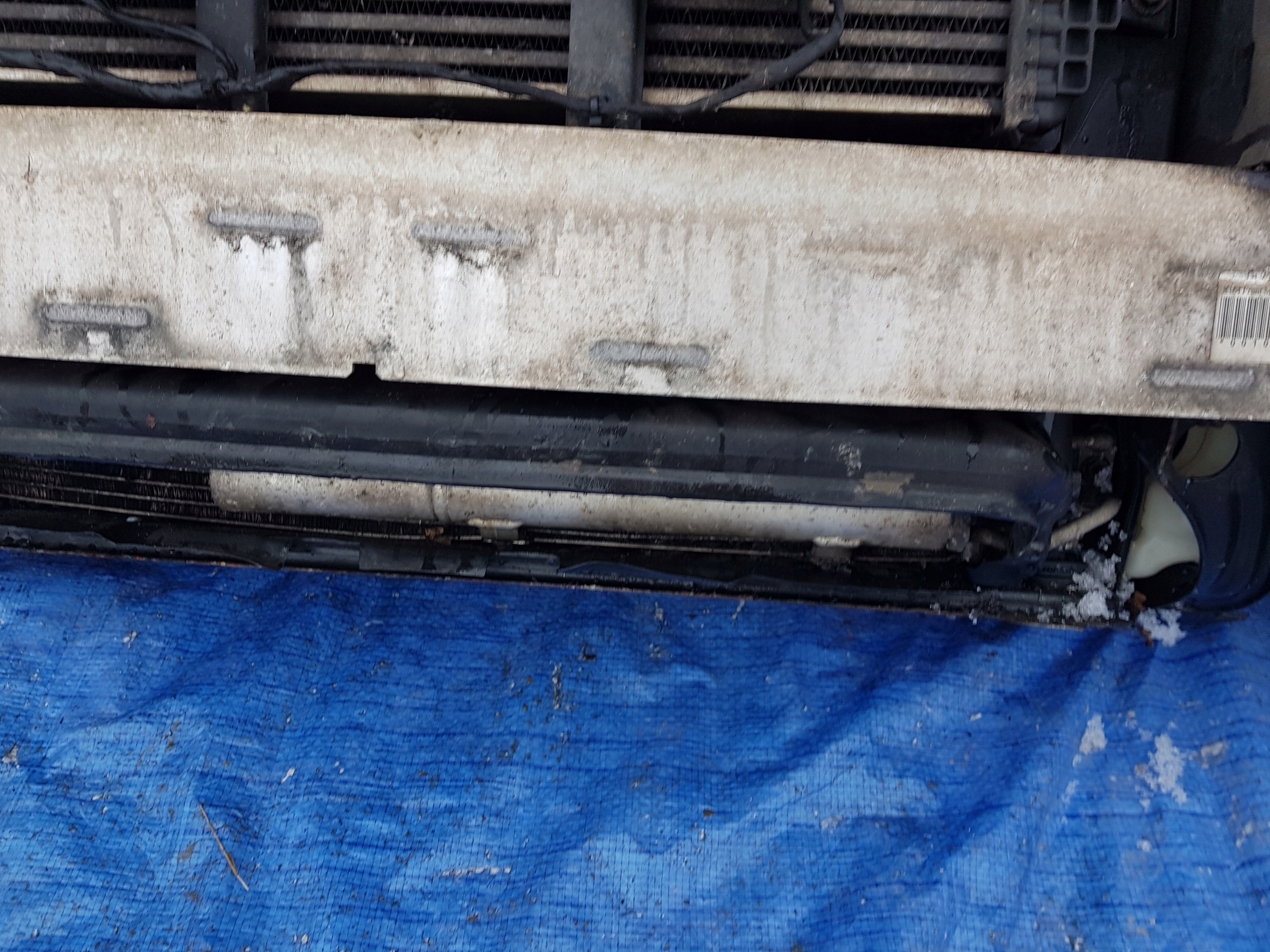 support panel for radiators radiator MERCEDES GL X164 4.0 4.2 CDI V8