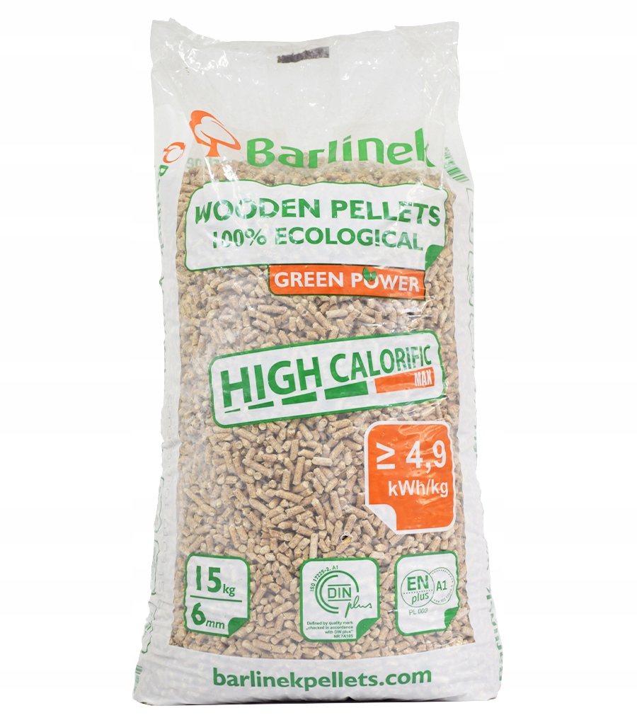 PELLET BARLINEK 15 kg ( pal 66 szt)