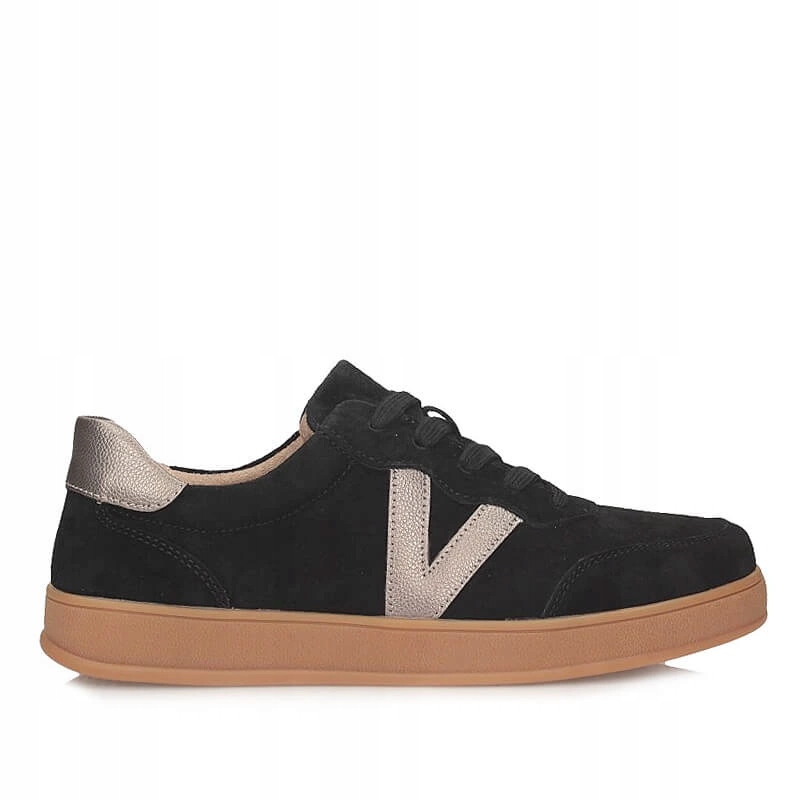 Dámské semišové polobotky na platformě Vinceza 79558 Bk