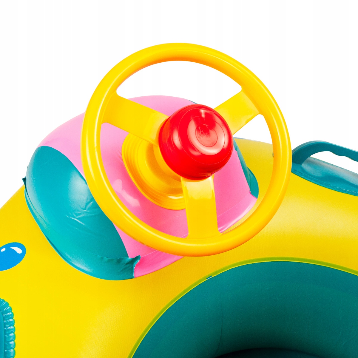 DMUCHANE KOŁO PONTON materac DLA DZIECI Z KIEROWNICĄ DASZKIEM SIEDZISKO Wiek dziecka 3 lata +