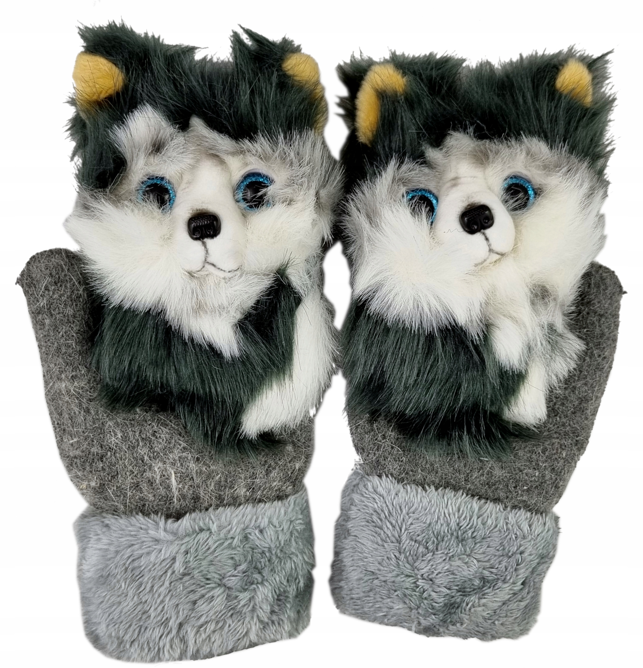 Rukavice Zvířátka Nejkrásnější Ručně Vyrobené Teplé Pes Pejsek S