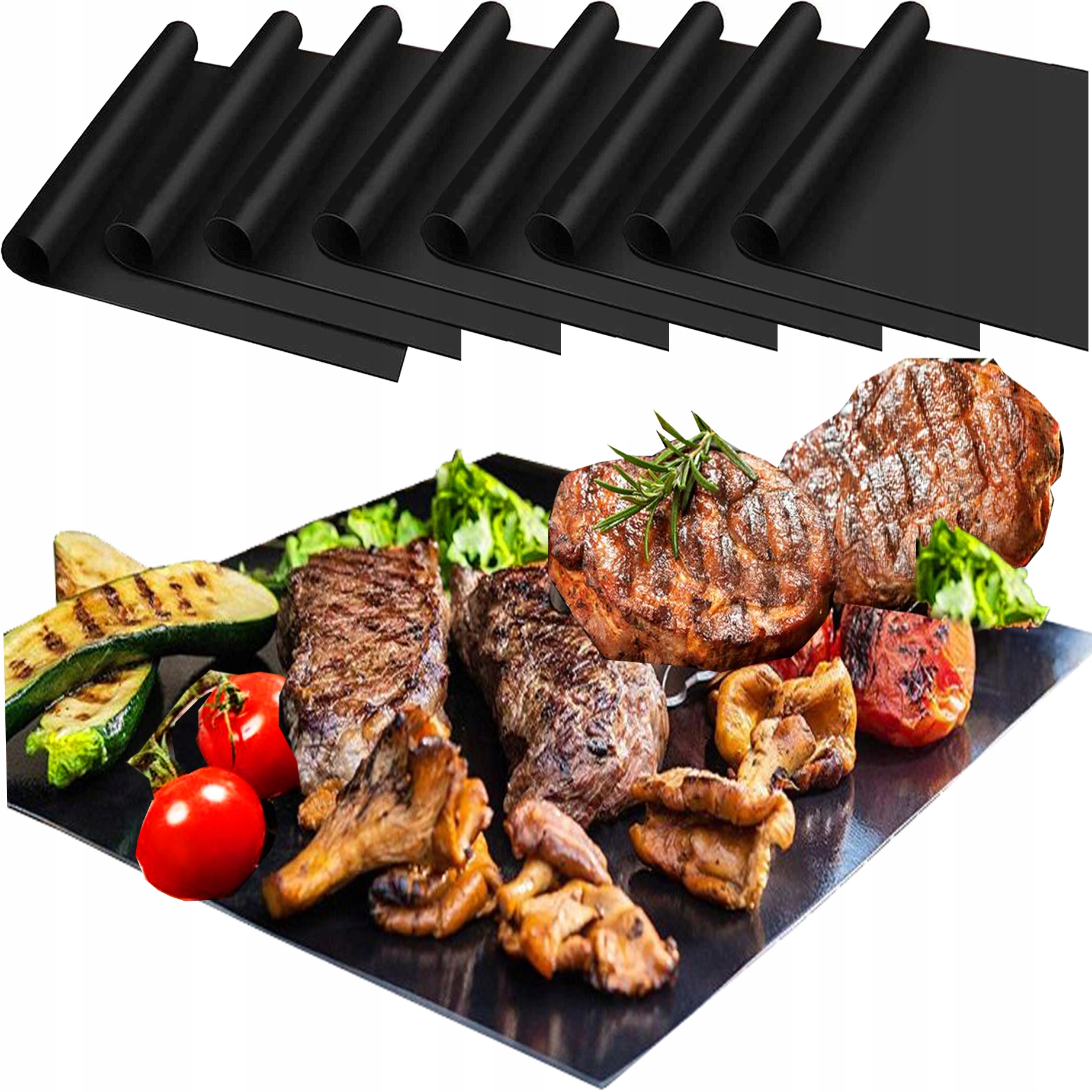 

8x Mata Na Grill Teflonowa do grilla pieczenia Bbq