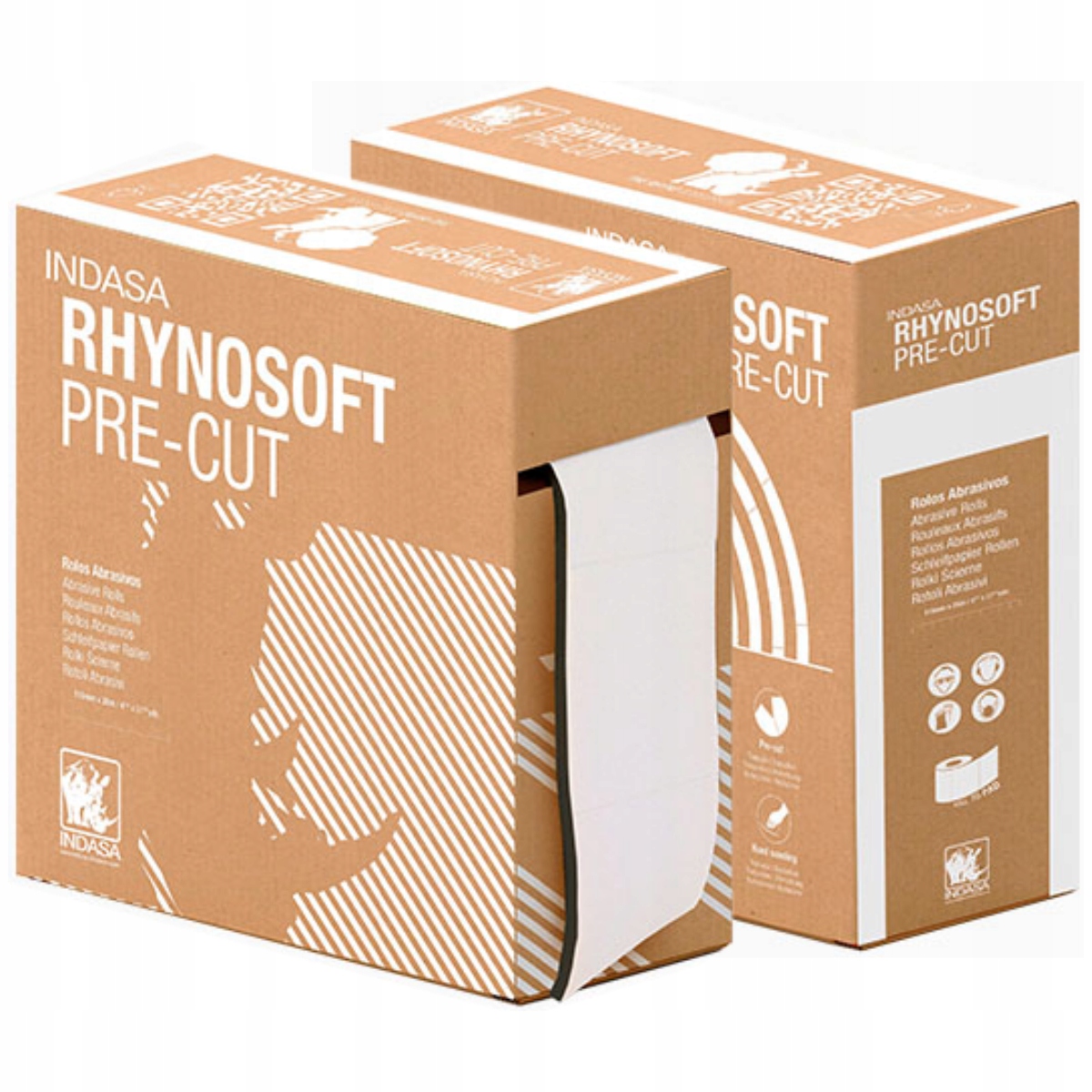 Papier Ścierny na Gąbce INDASA Rhynosoft PRE-CUT 115mm P800