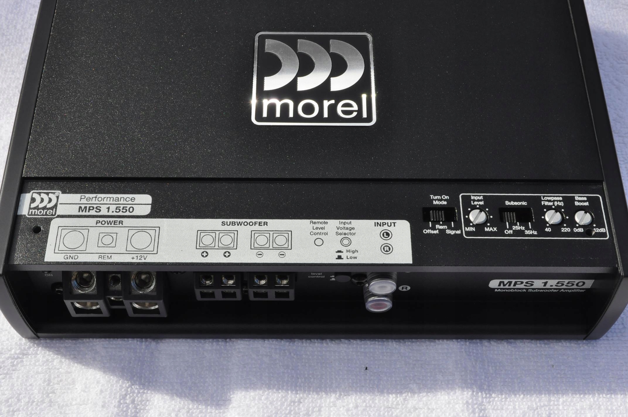 MOREL MPS 1.550 IDEALNE BRZMIENIE I KONTROLA BASU Model Morel