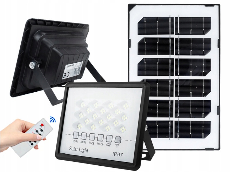 Silný solární halogen Led 30W IP67 Hermetický