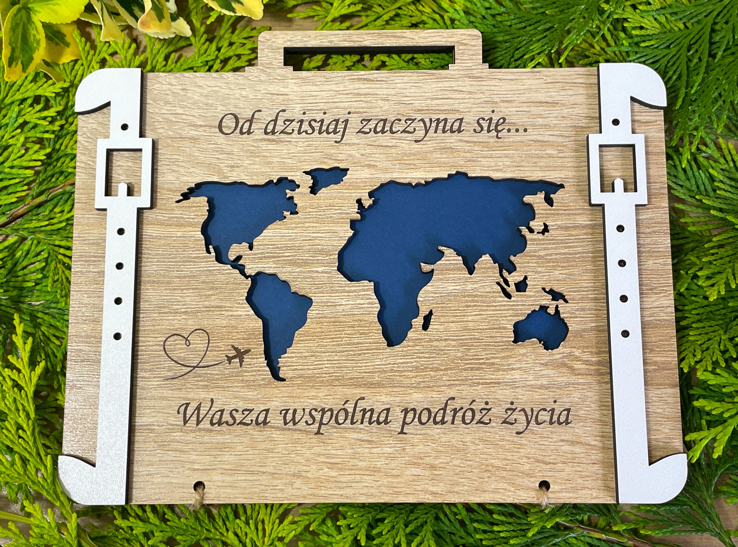 KARTKA Walizka NA PIENIĄDZE Kopertę PREZENT NA ŚLUB WESELE grawer kol DĄB Kod producenta WALIZKA NA PIENIĄDZE