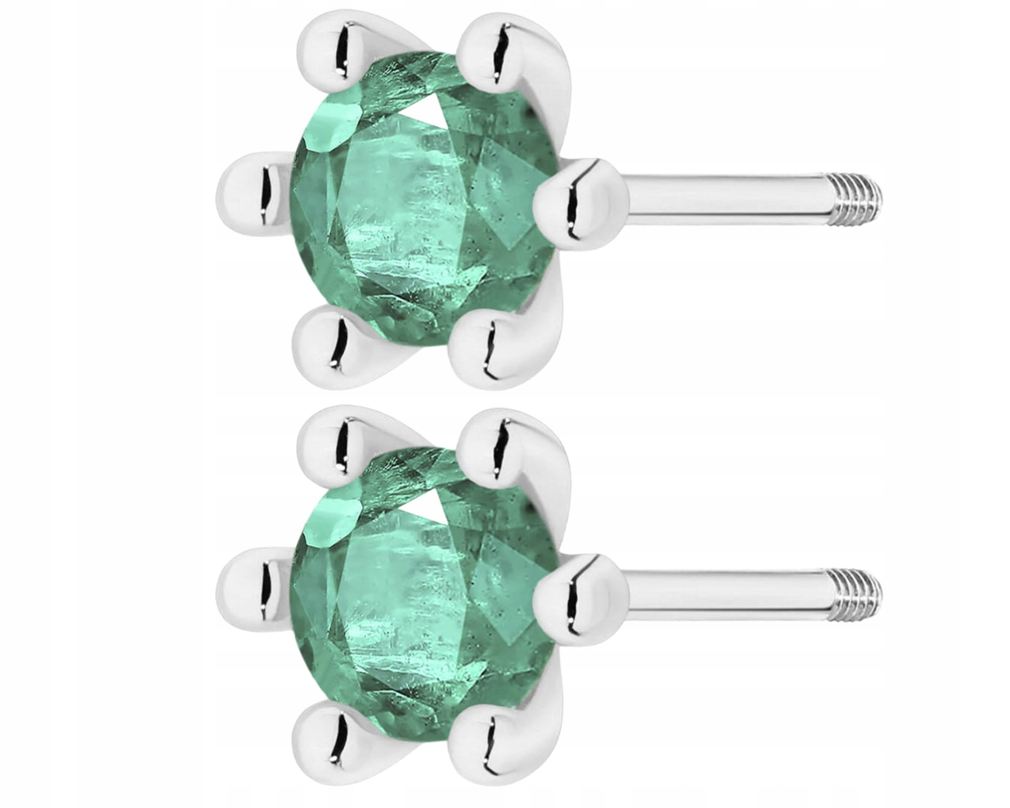 Náušnice Ryzost 585 14K, Dárek Šroubovací Pízanec