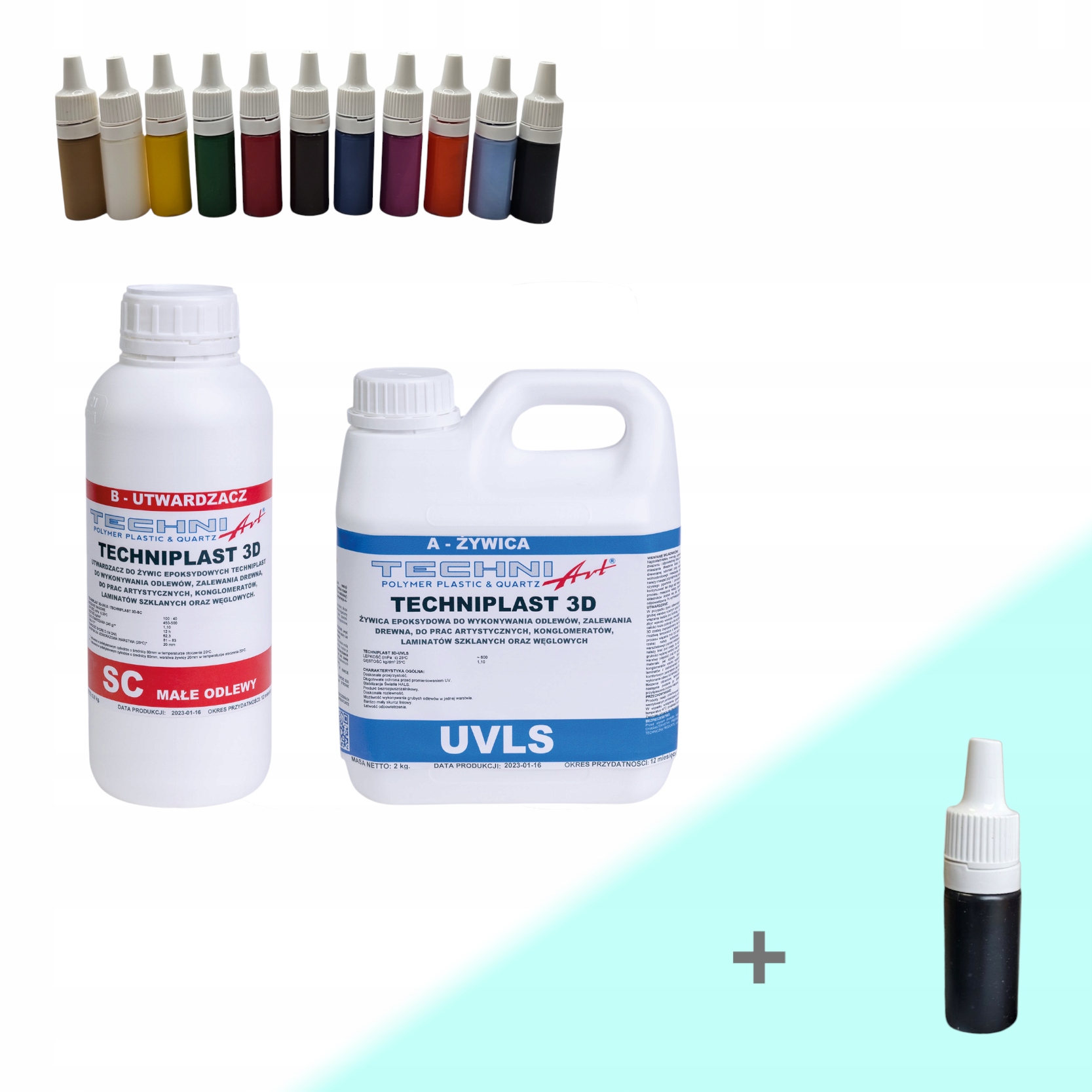 Čistá epoxidová pryskyřice pro odlitky 2.8 kg