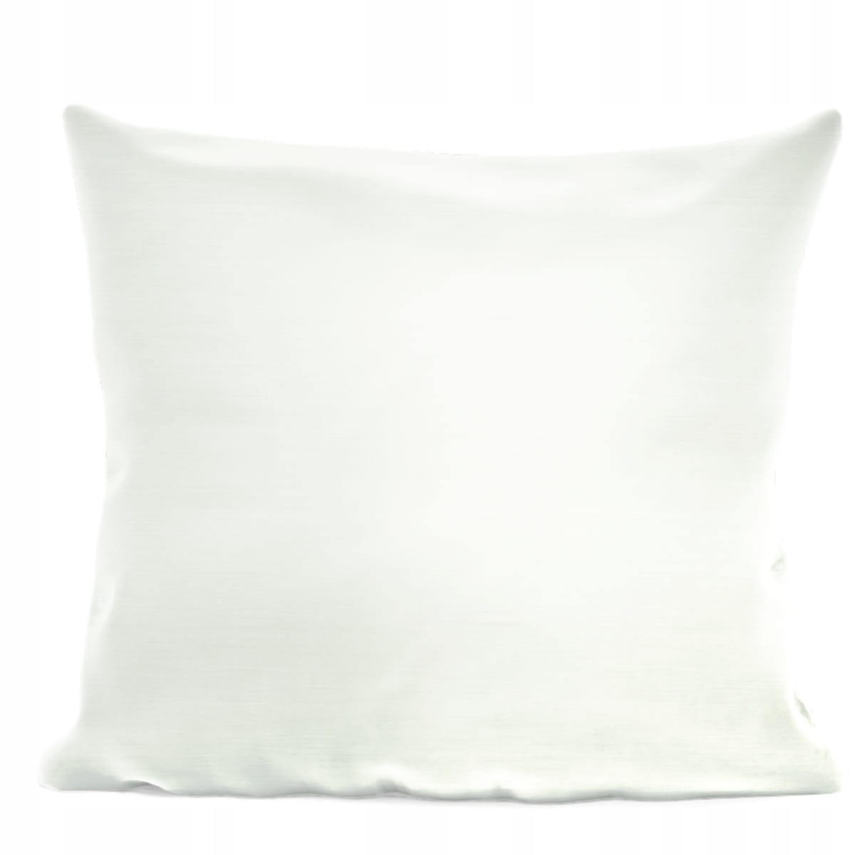 BIAŁA POSZEWKA SATYNOWA NA PODUSZKĘ ZAMEK 40X40