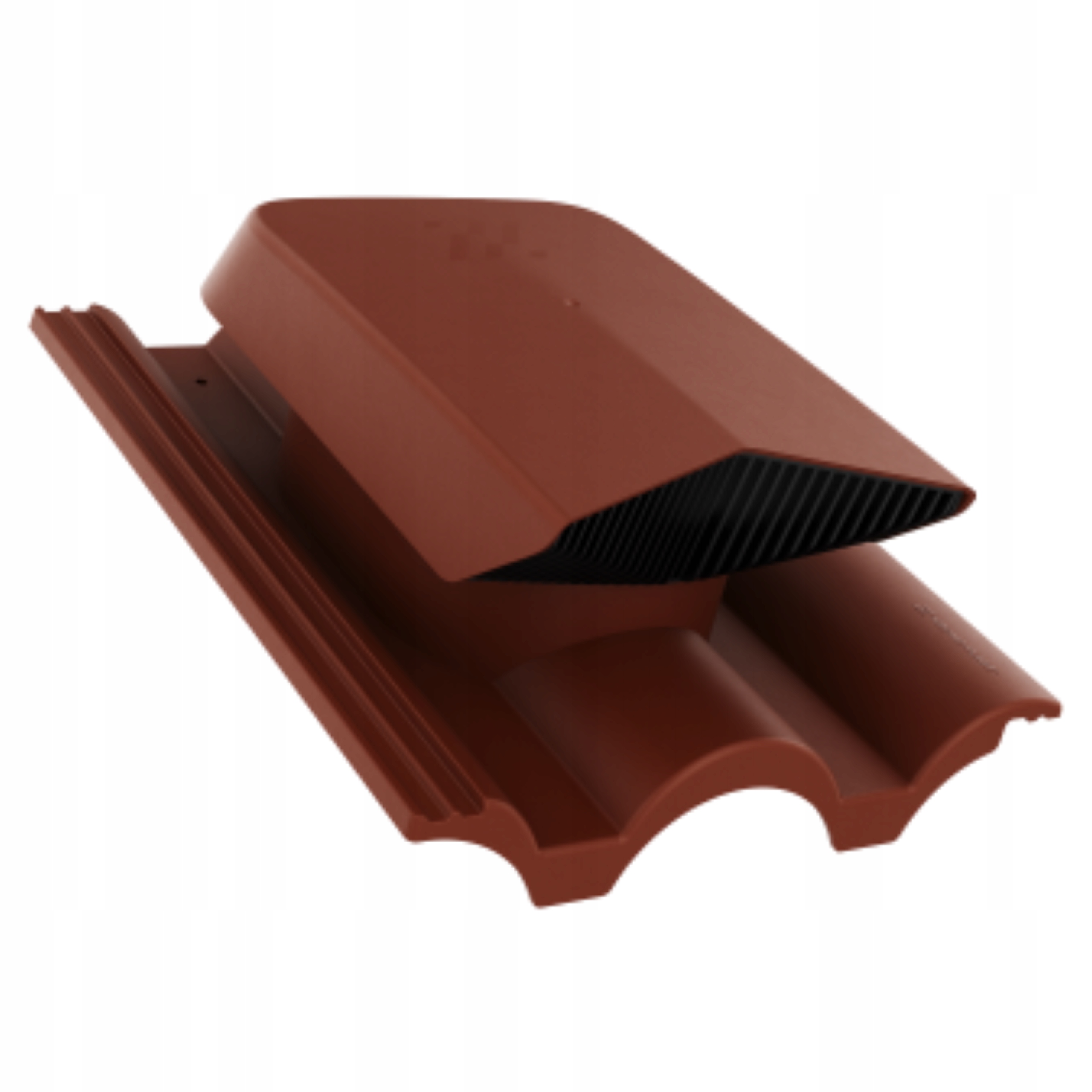 Ventilační střešní ventilátor Braas Grecka Kasztan