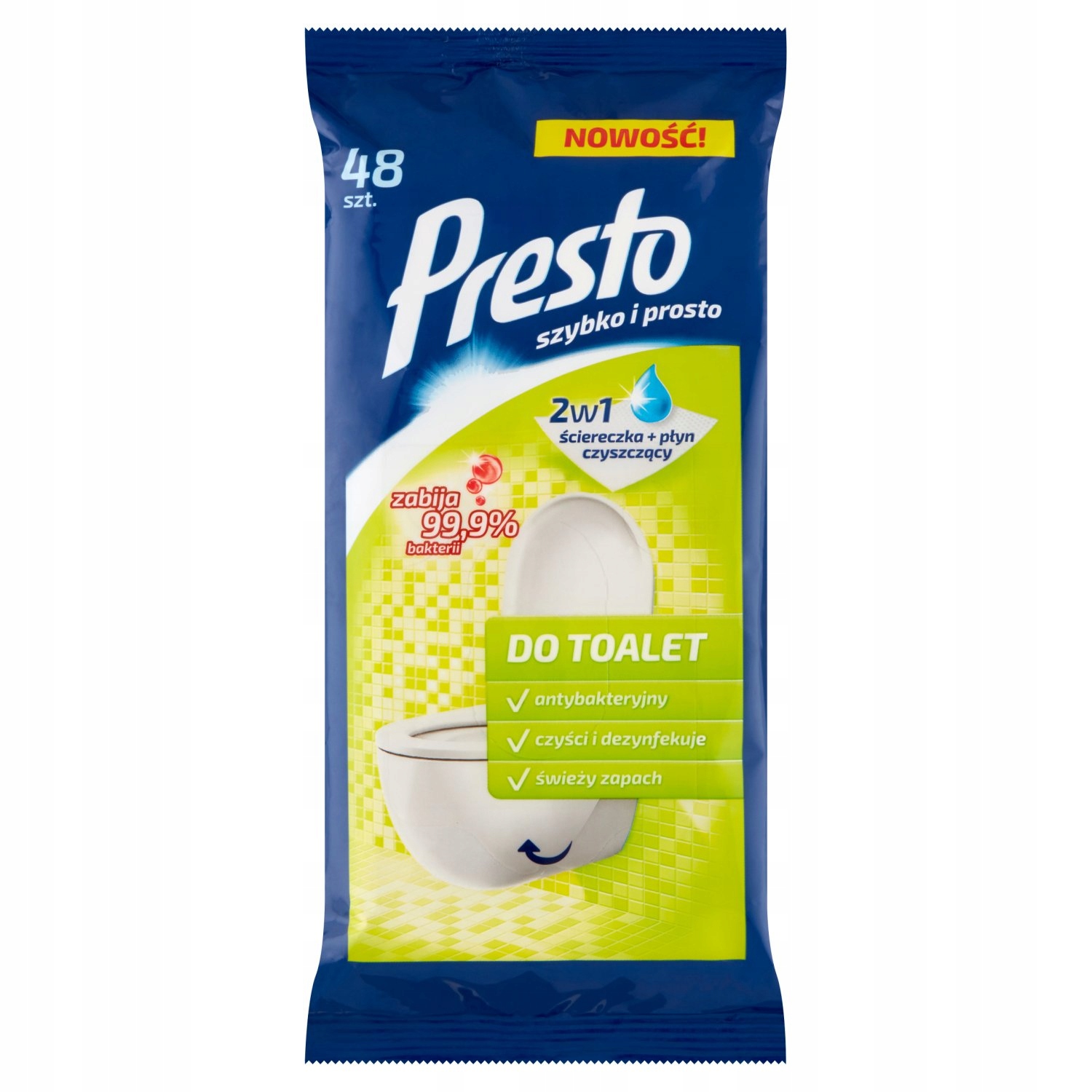 

Presto Ściereczki do toalet, 48 sztuk