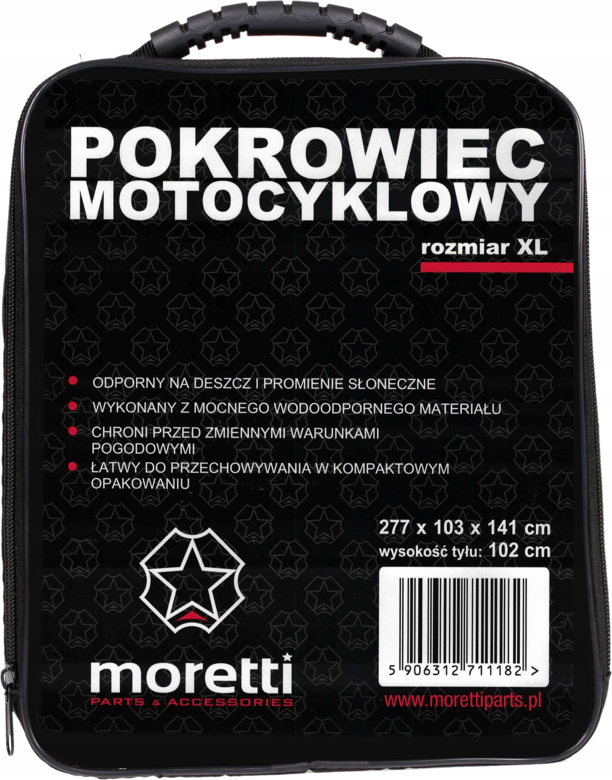 

Pokrowiec Na Motocykl Moretti XL 277x141x103 mocny